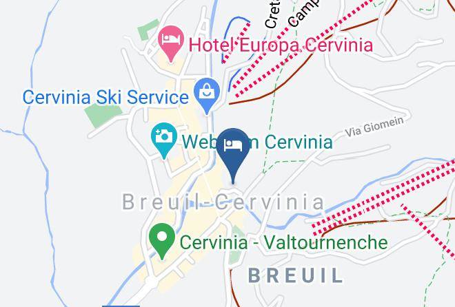 Aosta - Hotel Breuil Maps
