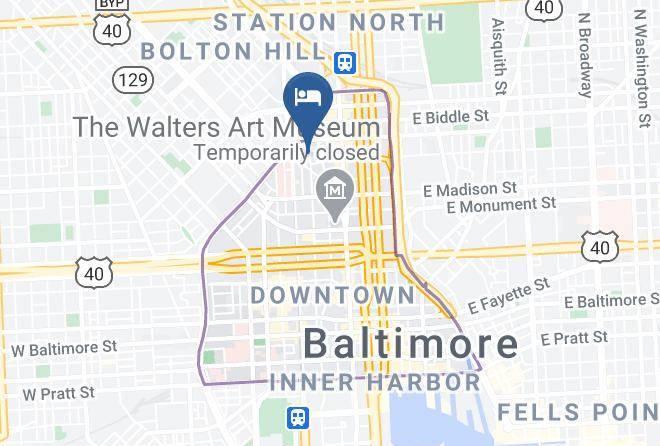 Baltimore City - Brexton Hotel Maps
