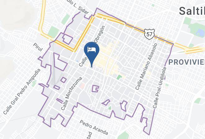 Saltillo - Hotel Brico Maps