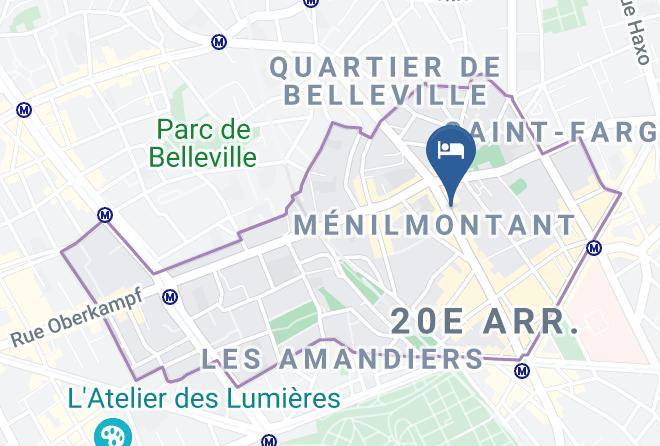 Paris - Hotel Bridget Maps
