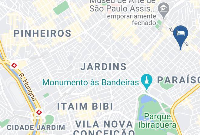 Sao Paulo Paraiso - Hotel Brigadeiro Maps