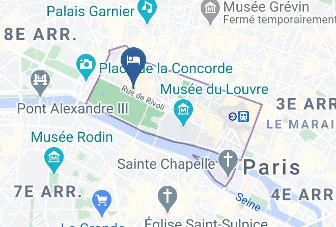 Paris - Hotel 4 Etoiles Brighton Paris 1er Esprit De France Maps
