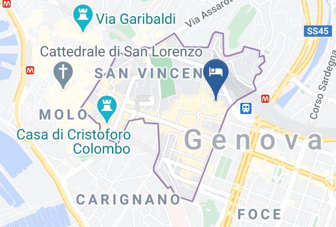 Genoa - Hotel Brignole Maps
