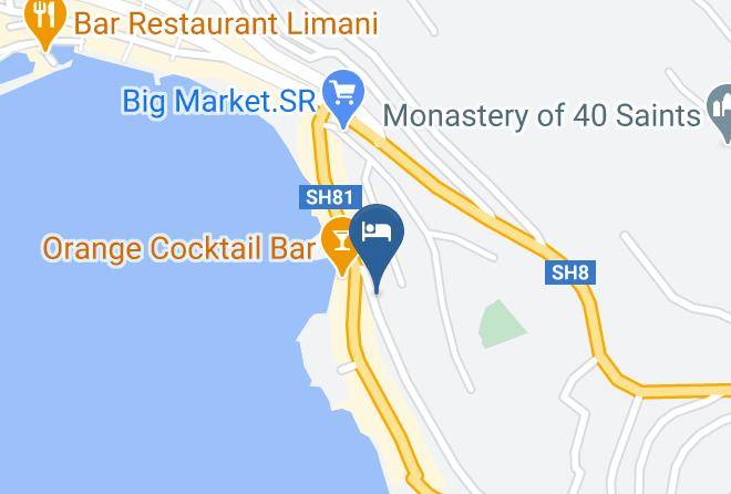 Saranda - Hotel Brilant Maps