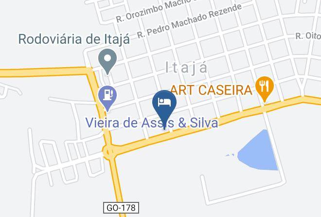 Itaja - Hotel Brilho Do Sol Maps