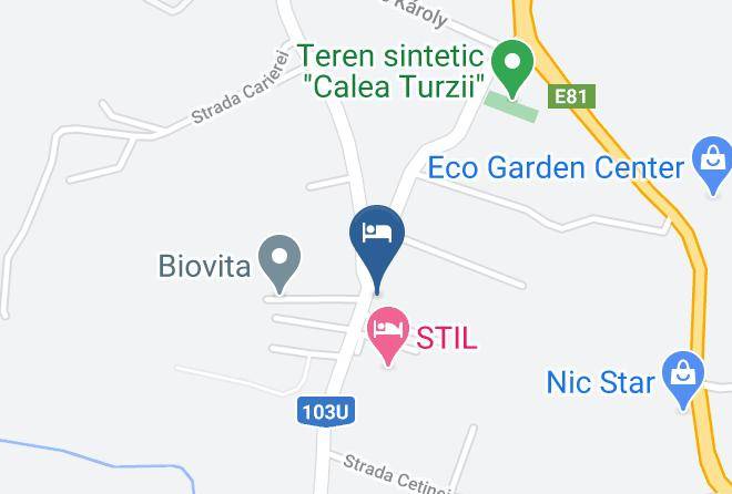 Cluj Napoca - Hotel Briliant Maps