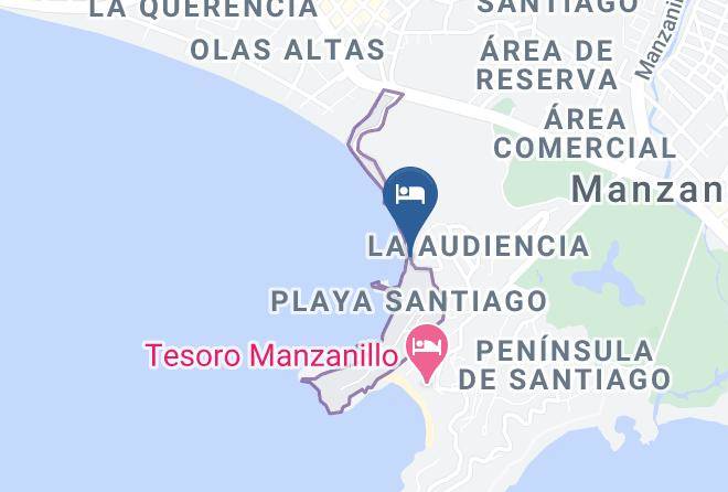 Manzanillo - Hotel Brillamar Maps