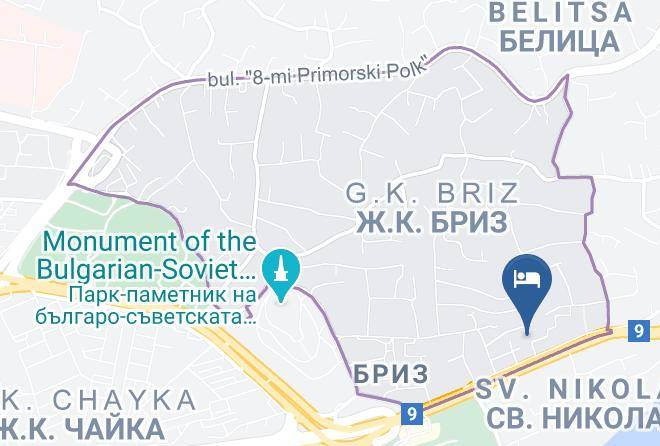 Varna Zhk Briz - Hotel Brilliance Maps