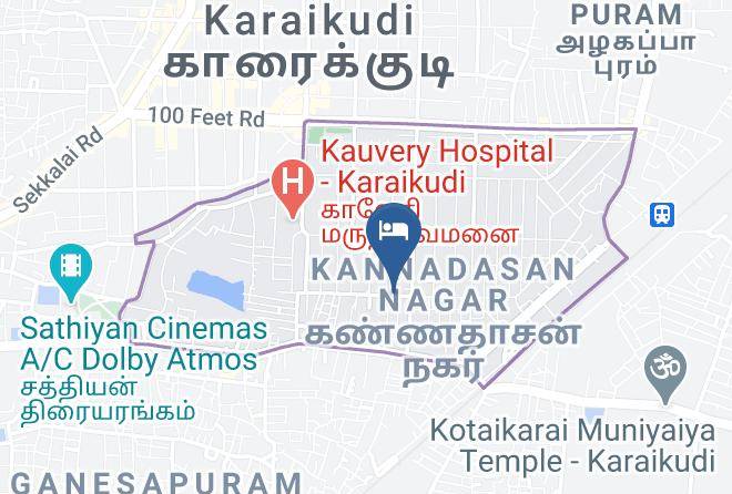 Hotel Brindhavan Residency Map