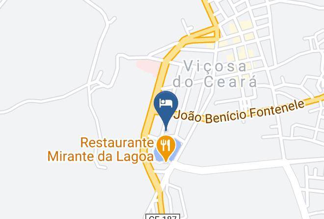 Vicosa Do Ceara - Hotel Brisa Da Lagoa Maps
