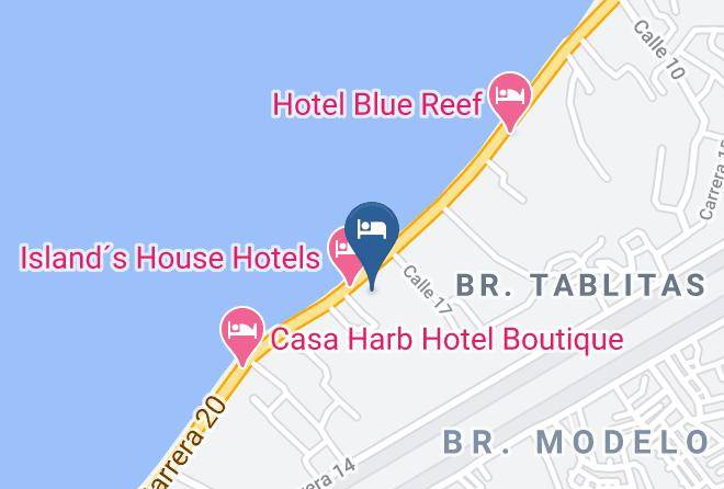 San Andres - Hotel Brisa Del Mar By Faranda Boutique Maps