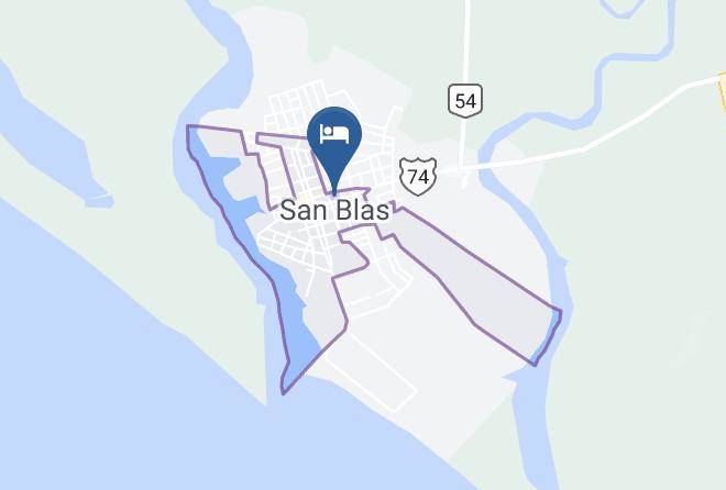 San Blas - Hotel Brisa Del Mar Maps