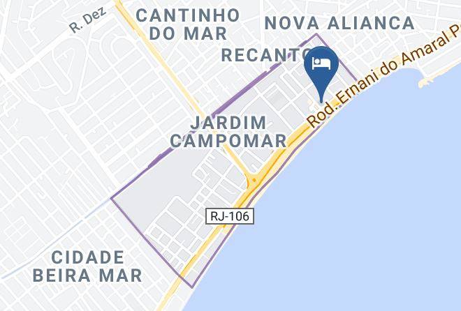 Rio Das Ostras - Hotel Brisa Do Mar Maps