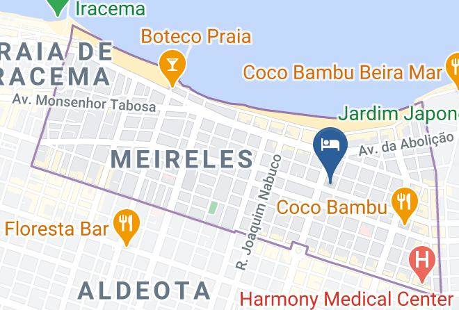 Fortaleza - Hotel Brisa Do Meireles Maps