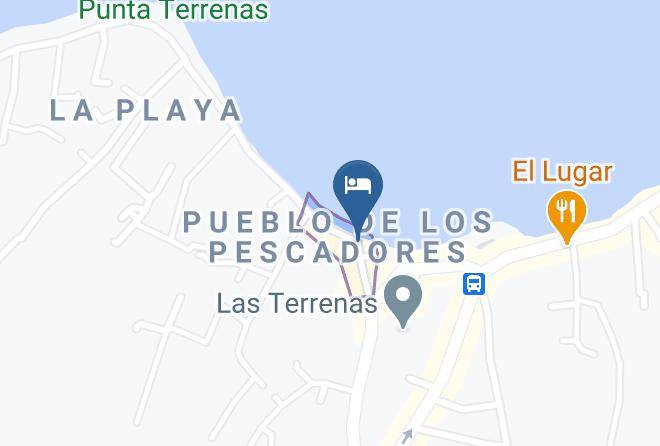 Las Terrenas - Hotel Brisa Mar Maps