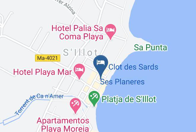 Baleares - Hotel Brisa Marina Maps