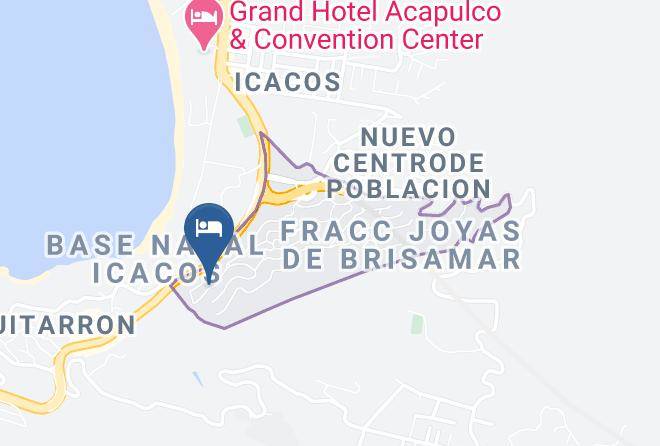 Acapulco De Juarez - Hotel Brisamar Maps