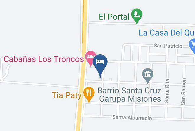 Misiones City - Hotel Brisas De Garupa Maps