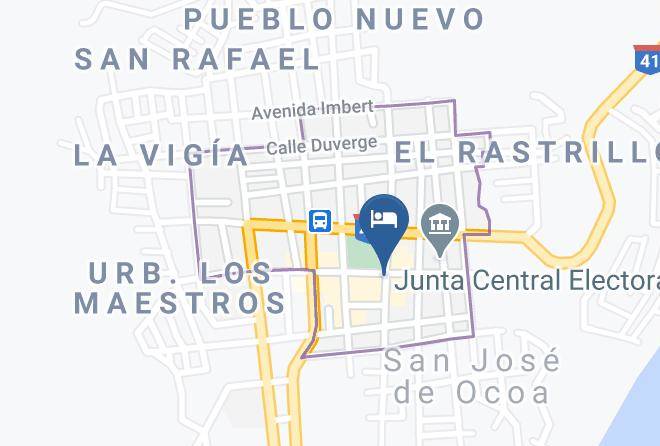 San Jose De Ocoa - Hotel Brisas De Ocoa Maps