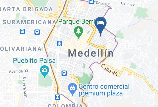 Medellin - Hotel Brisas De San Francisco Maps