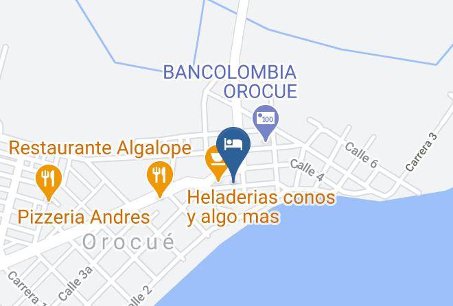 Orocue - Hotel Brisas De San Miguel Maps