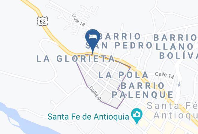 Santa Fe De Antioquia - Hotel Brisas De Santa Fe Maps