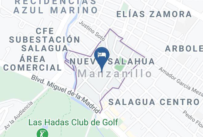 Manzanillo - Hotel Brisas De Verano Maps
