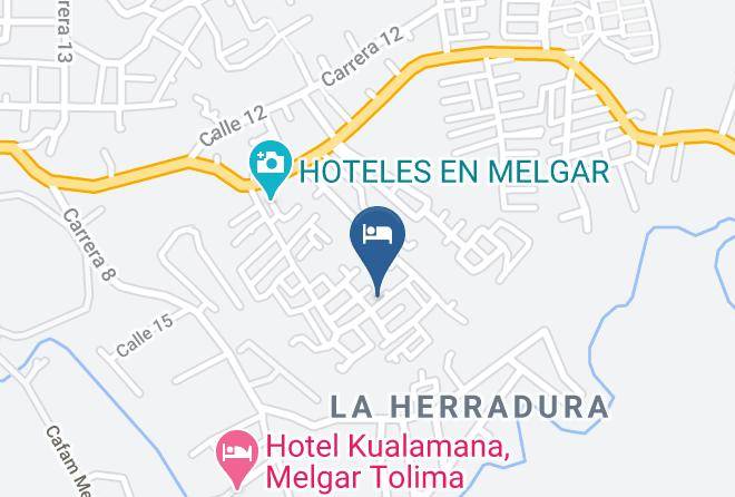 Melgar - Hotel Brisas Del Bosque Maps