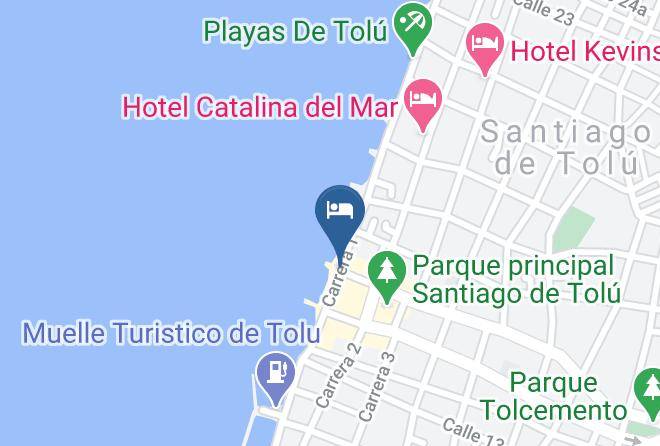 Tolu - Hotel Brisas Del Mar Maps