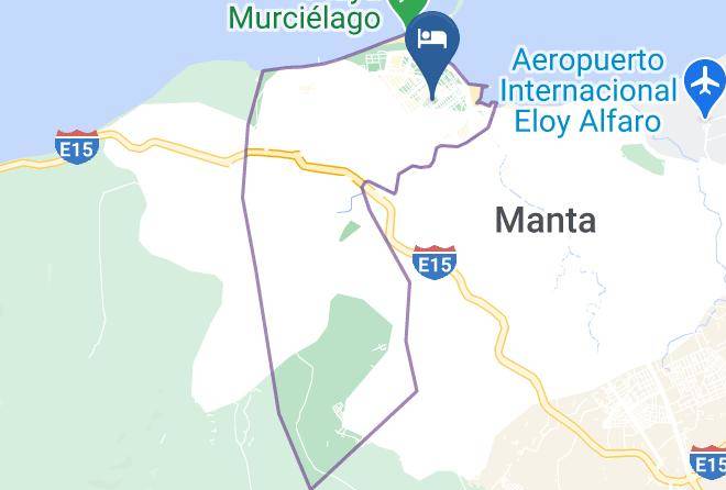 Manta - Hotel Brisas Del Pacifico Centro Maps