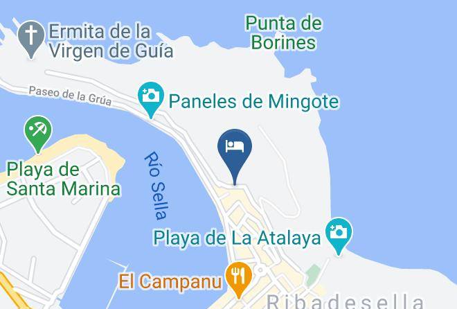 Asturias - Hotel Brisas Del Sella Maps