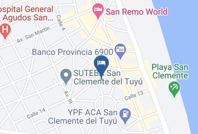Mar Del Tuyu - Las Brisas Del Tuyu Maps