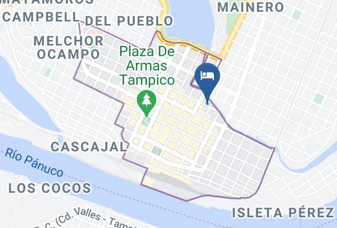 Tampico - Hotel Brisasol Maps