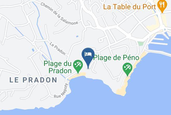 Var - Hotel Brise Marine Maps