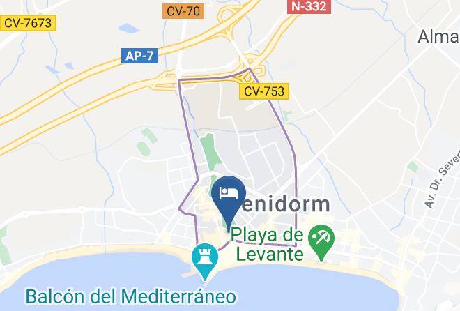Alicante - Hotel Bristol Maps