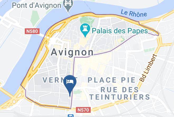 Vaucluse - Hotel Le Bristol Avignon Maps