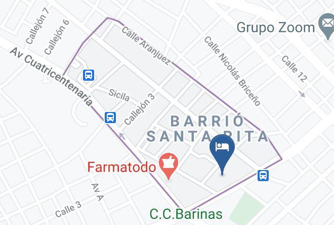 Barinas - Hotel Bristol Maps
