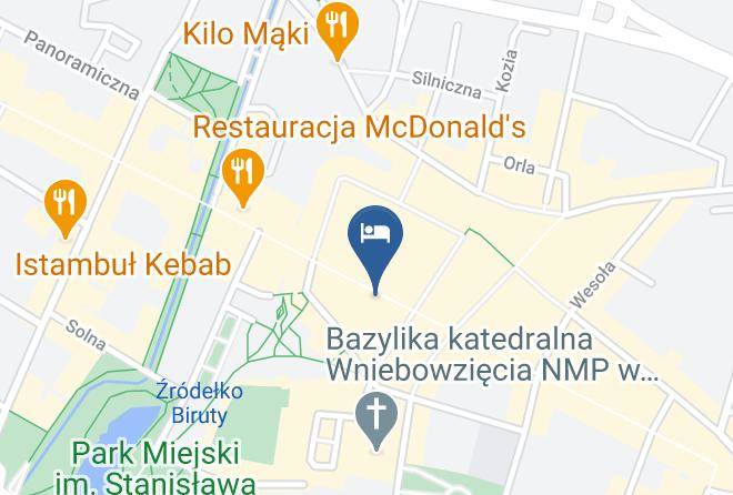 Kielce - Hotel Bristol Maps