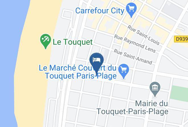 Pas De Calais - Hotel Bristol Le Touquet Paris Plage Maps