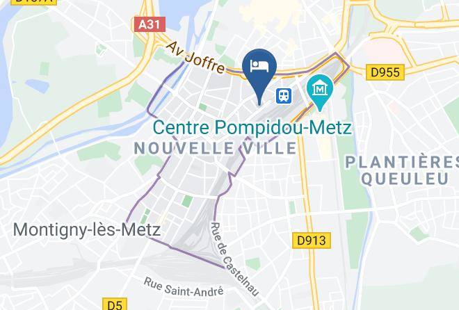 Moselle - Hotel Bristol Metz Centre Gare Maps