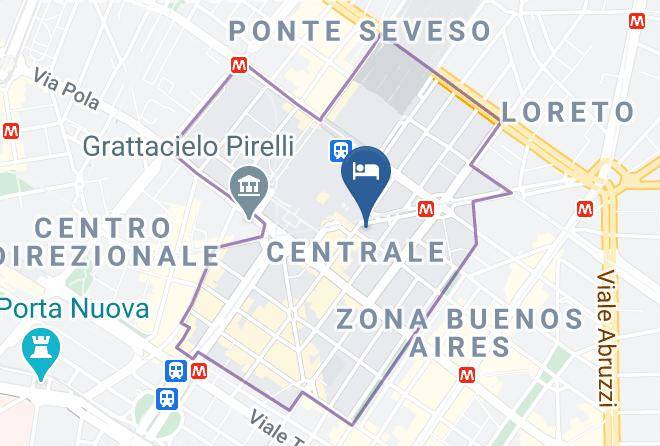 Milan - Hotel Bristol Milano Maps