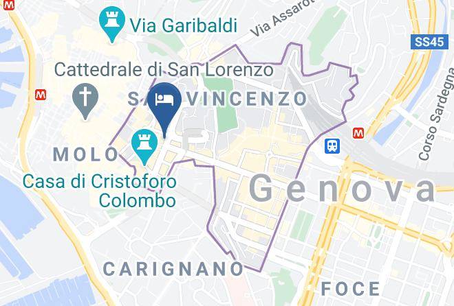 Genoa - Hotel Bristol Palace Maps