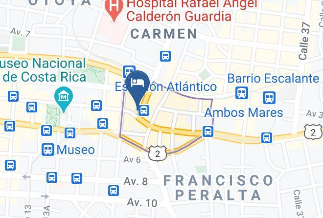 San Jose - Hotel Bristol Maps