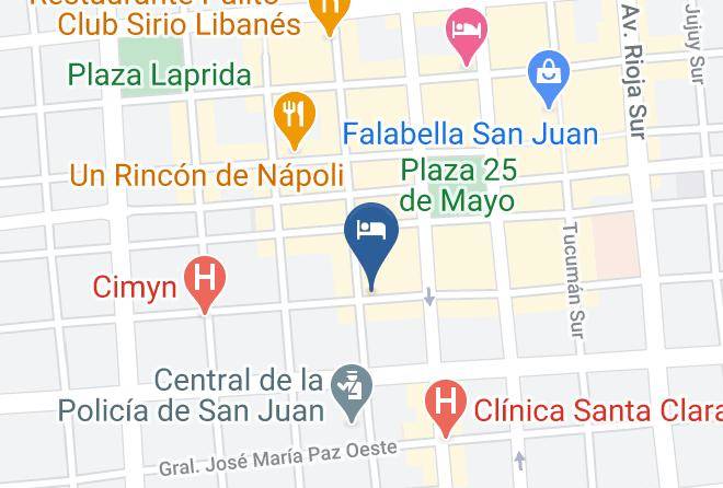 San Juan - Hotel Bristol Maps