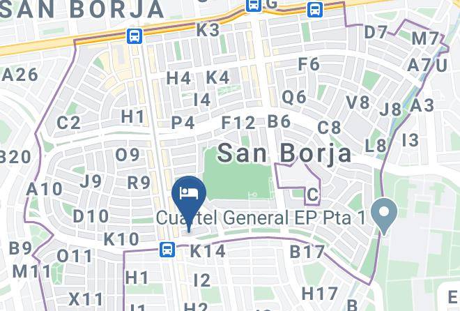 San Borja - Hotel Britania San Borja Maps