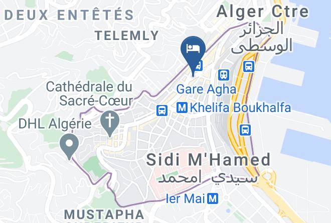 Algiers - Hotel Britannique Maps