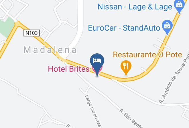 Chaves - Hotel Brites Maps