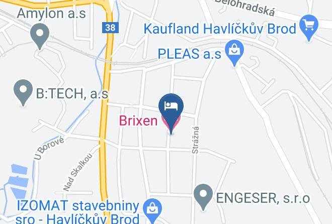 Havlickuv Brod - Hotel Brixen Maps
