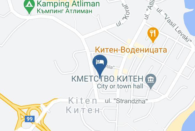Primorsko - Hotel Briz Maps