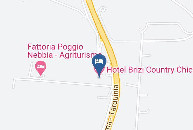 Hotel Brizi Country Chic Map